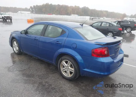 2012 Dodge Avenger Sxt from USA, damaged, VIN 1C3CDZCB0CN148275